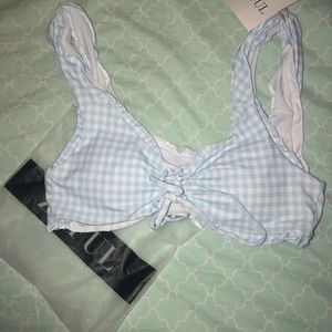 Zawful blue swim top